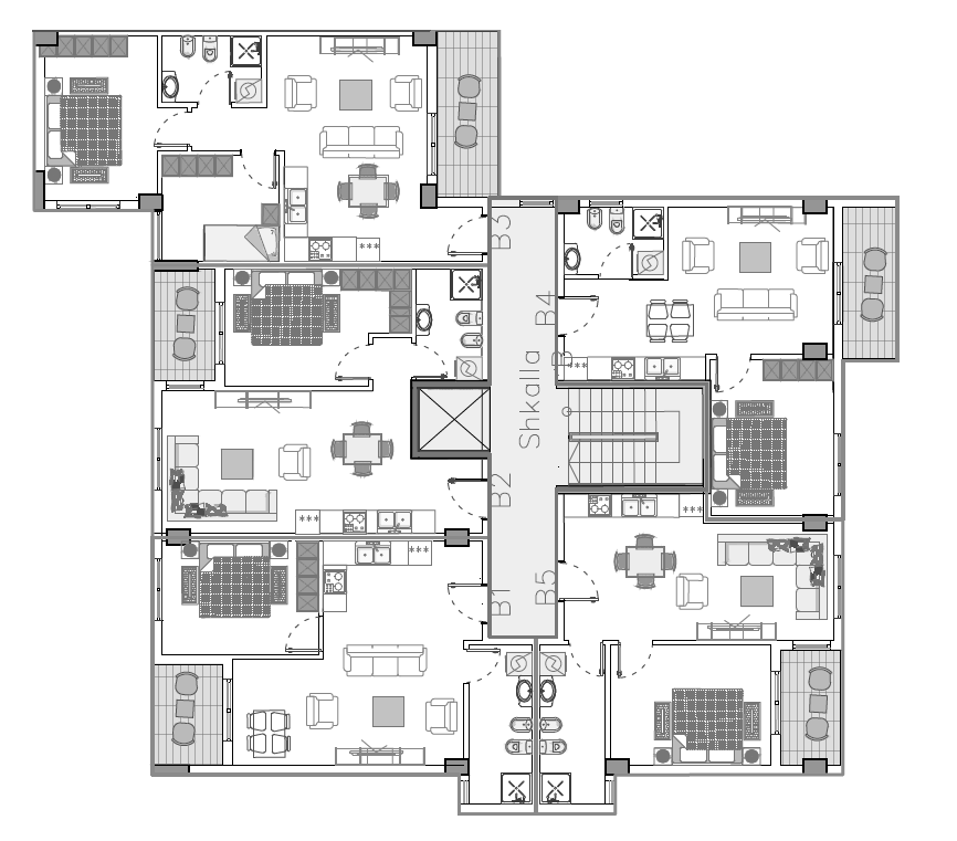 Floor 1 Planimetry